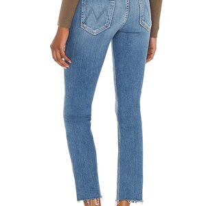 Mother mid rise dazzler ankle fray (size 26)